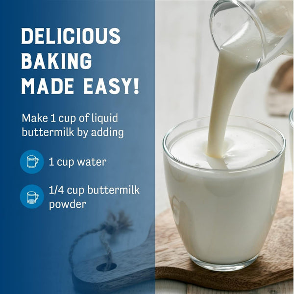 Judee's Gluten Free Buttermilk Powder - Make Cornbread & Fried Chicken with Dry Milk Powder - 11.25 Oz