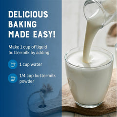 Judee's Gluten Free Buttermilk Powder - Make Cornbread & Fried Chicken with Dry Milk Powder - 11.25 Oz