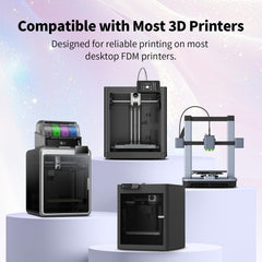 EONO Silk Rainbow PLA Filament 1.75mm, 1kg (4 x 250g), 3D Printer
