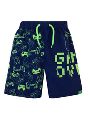 Harry Bear Boys Swim Shorts Gaming Blue 9-10 Years