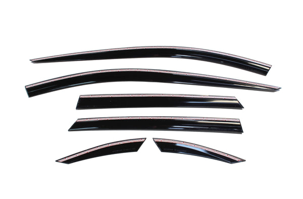 AUTO CLOVER Wind Deflectors Set for Toyota Rav4 2019+ (6 pieces)