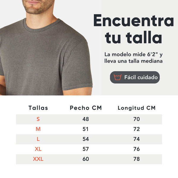 FM London 3/5-Pack Mens T Shirt - Premium Weight T-Shirts with Lightly Fitted Design - Super Soft T-Shirt Made with 100% Cotton - Stretch Men's T-Shirts for any Occasion - Durable Comfort Fit