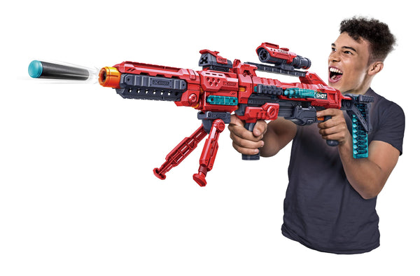 XSHOT Excel Regenerator, Red Foam Dart Blaster Over 1000 Unique Combinations (48 Darts), Red Toy Blaster