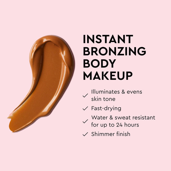Tanologist Insta Glow Illuminating Instant Body Bronzer, Dermatologist Tested, Buildable Bronze Glow, Light Reflecting Particles, Transfer Proof & Water Resistant, Flawless Finish, 170ml