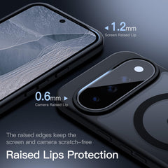 JETech Magnetic Matte Case for Google Pixel 11 Pro, Black