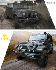 Mad Max Grill Front Grille w/DRL & Turn Signals for 2007-2018 Wrangler JK