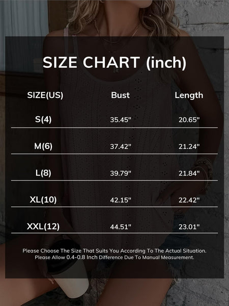 ATHMILE Womens Summer Tops Beach Vacation Sleeveless Spring Shirt Scoop Neck Sexy Loose Fit Casual Flowy Cami Trendy Boho Clothes White