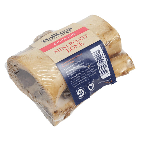 Hollings Mini Roast Bone For Adult Dogs, 100% Natural & Healthy Air Dried Long Lasting Dog Bone, Grain Free & No Rawhide (1 Count)