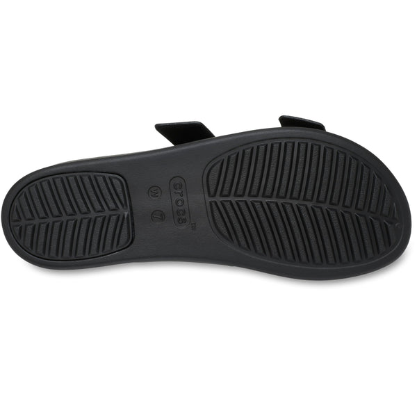 Crocs Women Sandal,Brooklyn Buckle Low,Black,7 UK Women