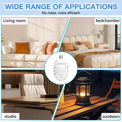 USB Mosquito Killer Electric Plug In, Bug Zapper & Insect Repellent Plug In Device with 30 Repellent Tab/lets, Portable Safety Summer Sleep Insect repellent,Mosquito Repeller for Indoor Outdoor (2PCS)