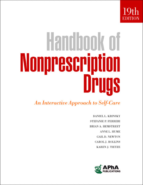 Handbook of Nonprescription Drugs: An Interactive Approach to Self-care