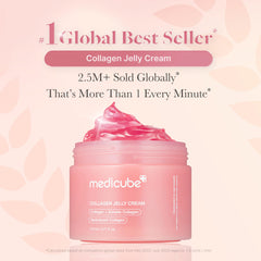 medicube Collagen Jelly Cream- Niacinamide & Freeze-Dried Hydrolyzed Collagen-Boosts skin barrier hydration & gives 24h Glow & Firmer looking skin | No artificial color, Korean skincare 110ml