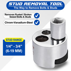 Spurtar Stud Remover 6 mm to 19 mm Bolt Extractor Nut Puller Tool Removing Broken or Seized Studs