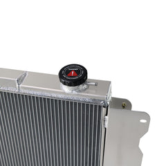 Cubauto 3 Row Aluminum Radiator Compatible For 87-06 Jeep Wrangler YJ/TJ 2.4L 2.5L 4.2L 4.0L 3 Core Radiators