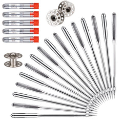 Sewing Machine Needles, 50 PCS Universal Sewing Machine Needle, Compatible with Singer, Brother, Janome, Varmax, Sizes HAX1 65/9, 75/11, 90/14, 100/16, 110/18 (50 PCS)