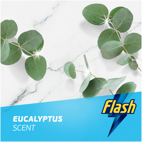 Flash Bathroom Cleaner Spray, 8 Litres (800 ml x 10), Bathroom Cleaning, Limescale Remover & Long Lasting Shine With Febreze Freshness, Bath Cleaner