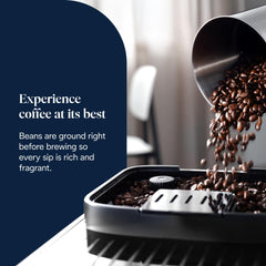 De'Longhi Magnifica Evo, Bean to Cup Coffee and Cappuccino Maker, 1450 watts, 250g bean container, 1.8L water container, ECAM292.81.B, Plastic, Black