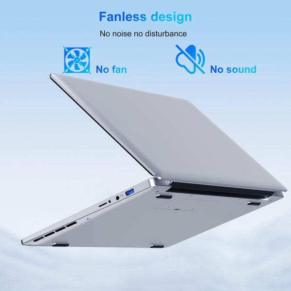 14" Laptop - 6GB RAM 128GB SSD PC Laptop,Dual Core Celeron N4000,1920 * 1080P Laptop Computers Supports 2.4G/5G WiFi,Fan-less design Laptop,Bluetooth5.0/USB3.0 ports/Mini-HDMI/Ethernet Adapter