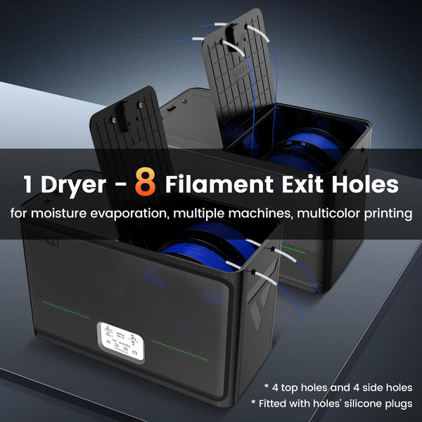 SUNLU S4 Filament Dryer for 4 Spools, Up to 70°C & 360° Surround Heating