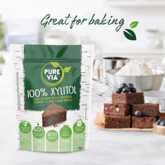 Pure Via Xylitol 1kg - Plant Based, Vegan and Keto Friendly Sugar Alternative - Single Pack