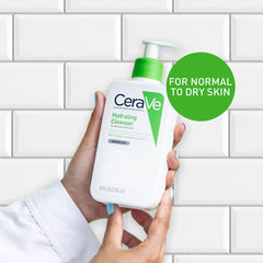 CeraVe Hydrating Cleanser with Hyaluronic Acid and 3 Essential Ceramides for Normal to Dry Skin 473ml