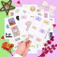 200Pcs Vision Board Stickers for Women, Vision Board Supplies Kit, Magazines - Motivational & Inspirational Stickers, Gifts for Women & Men