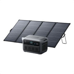 Anker SOLIX C2000 Gen 2, 2400W 2048Wh Power Station with 400W Solar Panel