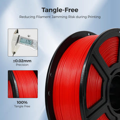 FLASHFORGE ASA Filament 1.75mm, 3D Printer Filaments 1kg Spool-Dimensional Accuracy +/- 0.02mm, no Smoke and no Odor (Black, ASA)