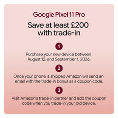 Google Pixel 11 Pro – Unlocked Android Smartphone - Obsidian, 1TB