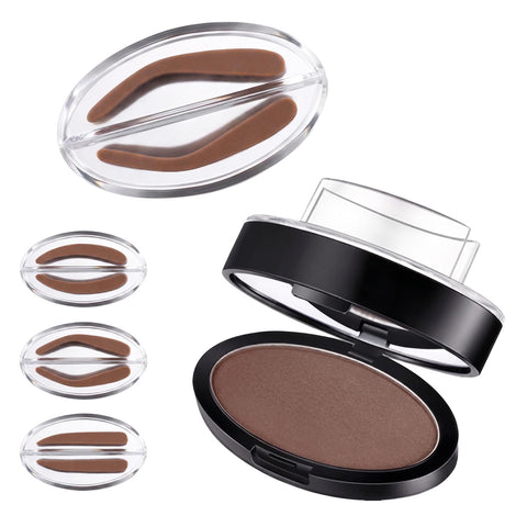 Eyebrow Stamp Kit with Brow Powder