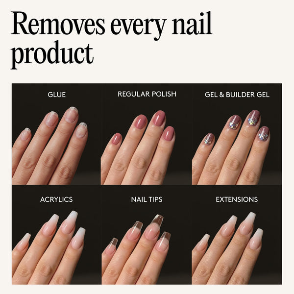 Mylee 100% Pure Acetone (300ml) - Gel Nail Polish Remover – Maximum Strength Professional Soak-Off for UV/LED, Acrylics, Nail Tips & Glue - Made in the UK