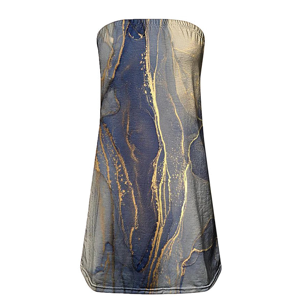 Womens Summer Tops Bandeau Tops Sexy Tube Tops Blouse Fashion E-Girls Strapless Going Out Tops Loose Casual Tshirts