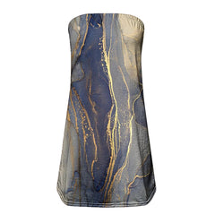 Womens Summer Tops Bandeau Tops Sexy Tube Tops Blouse Fashion E-Girls Strapless Going Out Tops Loose Casual Tshirts