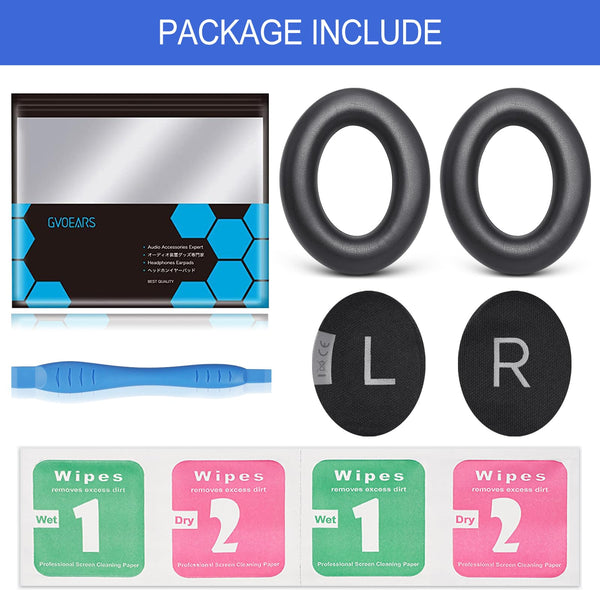 Replacement Ear Pads for Bose NC700 Noise Cancelling Headphones, Upgrade Protein Leather Earpad Cushions for Bose 700 Over-Ear Headset (Black)