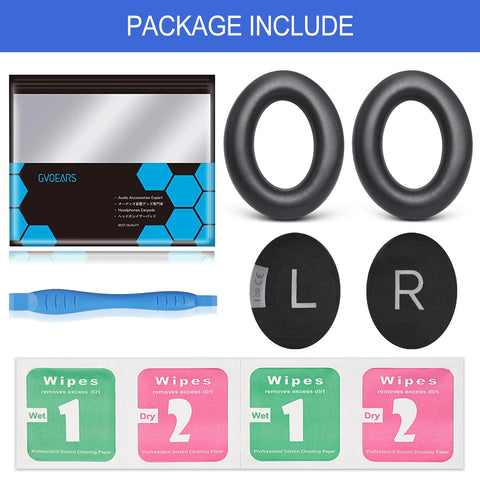 Replacement Ear Pads for Bose NC700 Noise Cancelling Headphones, Upgrade Protein Leather Earpad Cushions for Bose 700 Over-Ear Headset (Black)