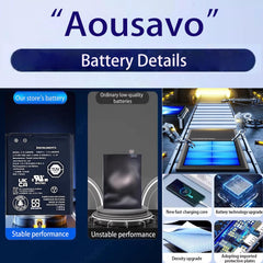 Aousavo 3.7L1200SPB Replacement Battery Compatible with Texas Instruments Battery TI-Nspire CX and CX CAS and CX II CAX, TI-84 Plus CE