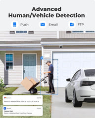 Reolink 5MP PoE Security Camera Outdoor with Human/Vehicle Detection, IP66 Weatherproof, Audio Recording, RLC-520A