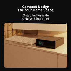 WALLECUBE 150W UPS with LiFePO4 Battery | Uninterruptible Battery Power Supply for NAS with USB Communication Port, Compact Without Noise