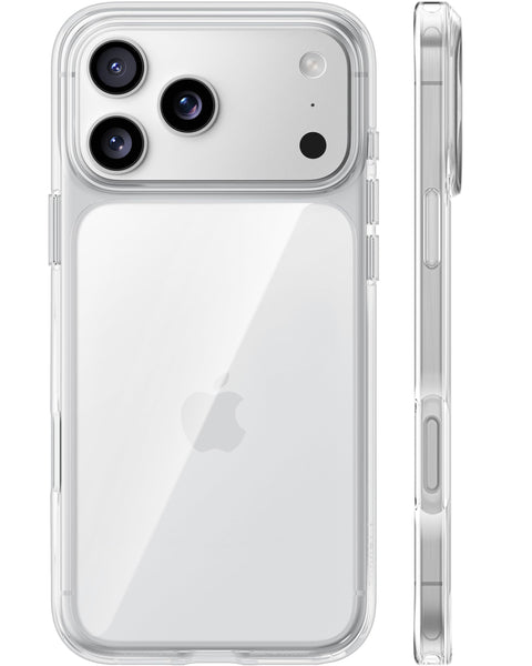 TORRAS for iPhone 17 Pro Max Case Crystal Clear, [Anti-Yellowing][Military-Grade Protection], Ultra Slim Transparent Anti-Scratch Back, Soft Bumper, Non-Slip 17 Pro Max Phone Case, Clear 6.9"