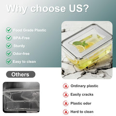 XJGQZ 30 Pcs Food Storage Containers with Lids Airtight, Leak proof Containers Set for Kitchen, Meal Prep, BPA-Free, PVC-Free Plastic, Microwave/Dishwasher Safe, Extra Labels & Pen