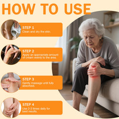 Arthritis & Joint Pain Relief Cream 120g – Extra Strength Anti-Inflammatory Formula for Knee, Back, Neck, Hands & Feet, Fast-Acting Deep Tissue Massage Cream for Stiffness, Swelling & Muscle Recovery