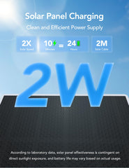 GNCC 2K Solar Security Camera Outdoor Wireless, Rechargeable Battery CCTV Camera Systems, WiFi Outdoor Camera House Security Camera, Color Night Vision, PIR Motion Detection, 2.4G&5G Wifi, IP65