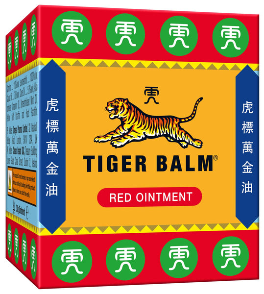 Tiger Balm Red Ointment (30g), Effective Herbal Pain Relief, for Muscle & Back Pain
