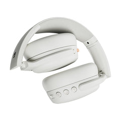 Skullcandy Crusher ANC 2 Wireless Over-Ear Bluetooth Headphones with Extra USB-C Charging Cable, Multi-Sensory Bass, Active Noise Cancelling, 60 Hours Battery, Microphone iPhone Android - Bone