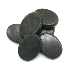 Hot Stones for Massage, 6 Pcs Hot Basalt Stone Massage Hot Rock Stones Set (2.36x3.15in), Heat Stones for Professional or Home Spa, Relaxing, Healing, Pain Relief