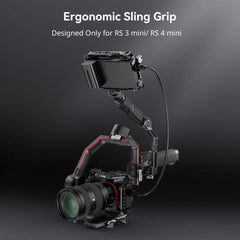 SMALLRIG Plastic Lightweight Adjustable Handle Sling Handgrip ONLY for DJI RS 3 mini/ 4 Mini Gimbal Handheld Stabilizer, with Quick Release NATO Clamp - 4197B