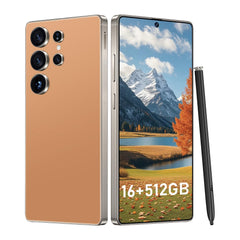 I25 Ultra: Powerhouse 16GB/512GB, 2-Day 7000mAh Battery, Huge 6.99" Android 14 Phone w/Built-in Stylus - Your All-in-One Device The Superior Choice (Titanium Orange)