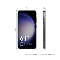 Samsung Galaxy S23 5G SM-S911B/DS 256GB 8GB RAM, 50 MP Camera, Factory Unlocked, Global Version – Phantom Black