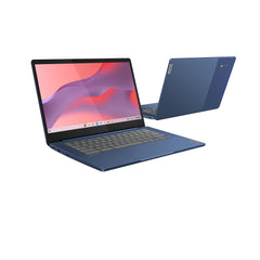 Lenovo IdeaPad Slim 3 Chromebook 14 Inch FHD Laptop - (MediaTek Kompanio 520, 8GB RAM, 128GB eMMC, ChromeOS) - Abyss Blue