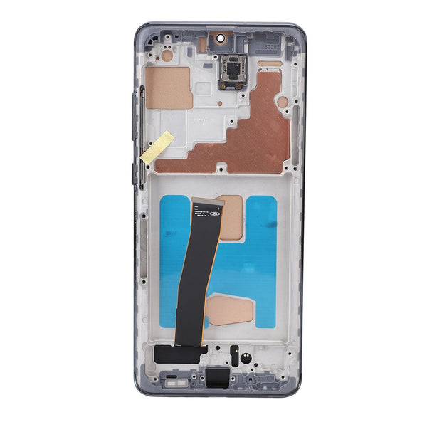 LCD for S 20 Ultra Replacement, 6.90inch Display for SM-G988B, SM-G988U, SM-G988N, SM-G988W, Digitizer Assembly Replacement with Frame and Technical Repair Tool Kit (Silver)